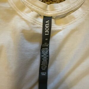 Vuori White Oversized Long Sleeve Tee